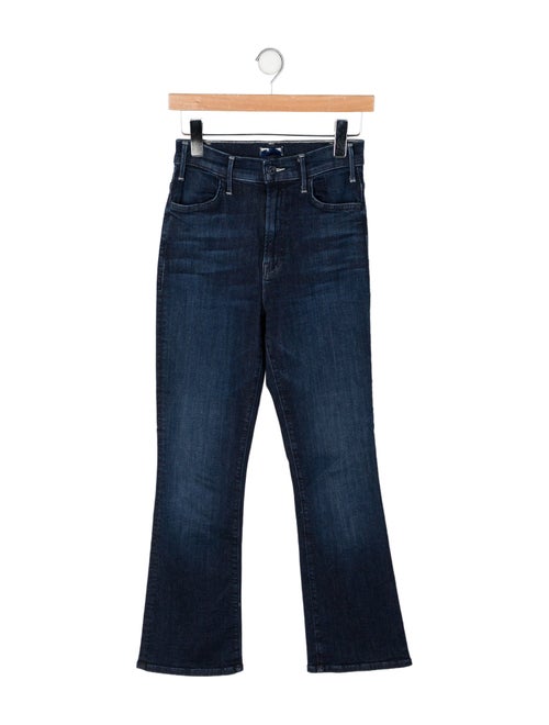 Mother Mid-Rise Straight Leg Jeans