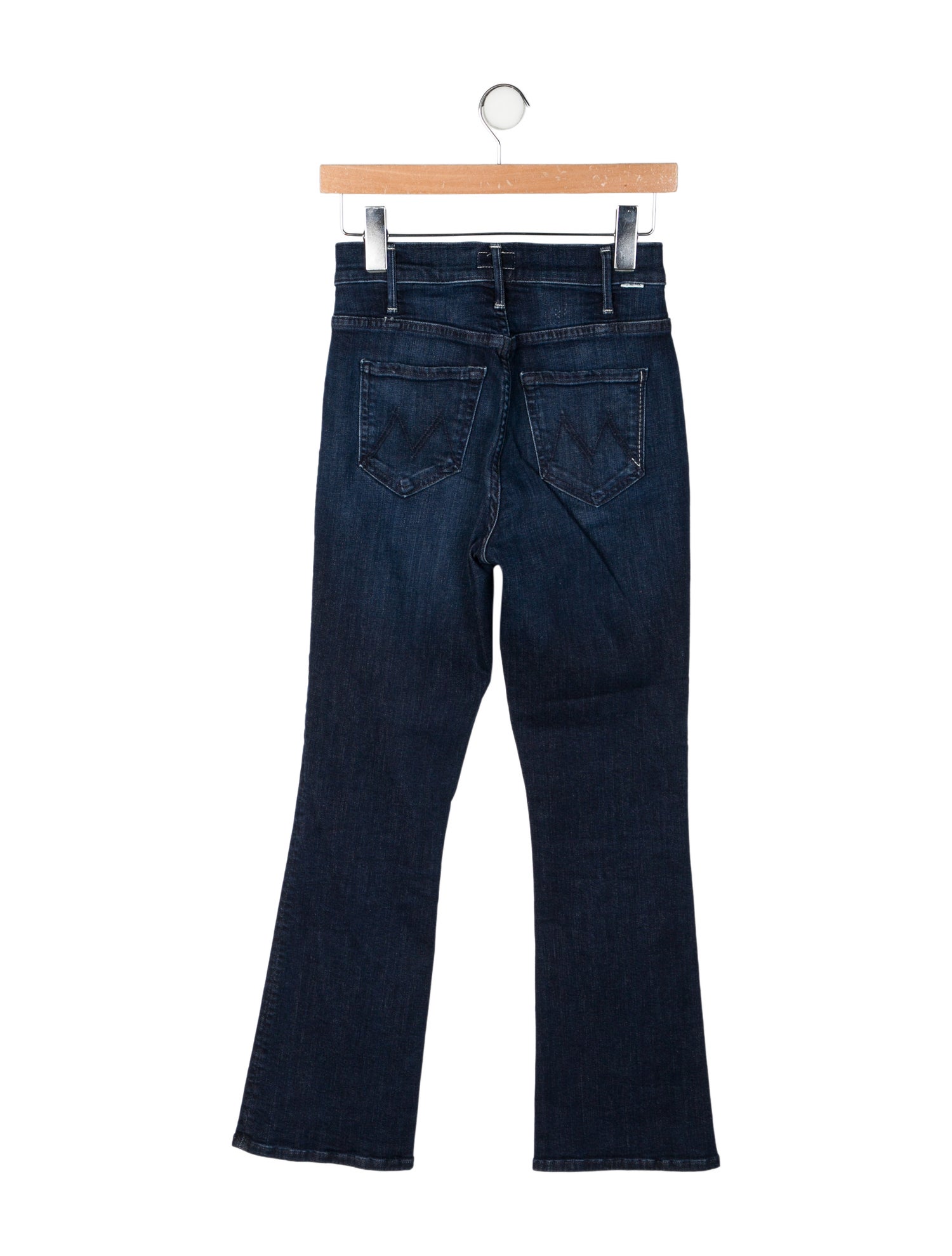 Mother Mid-Rise Straight Leg Jeans