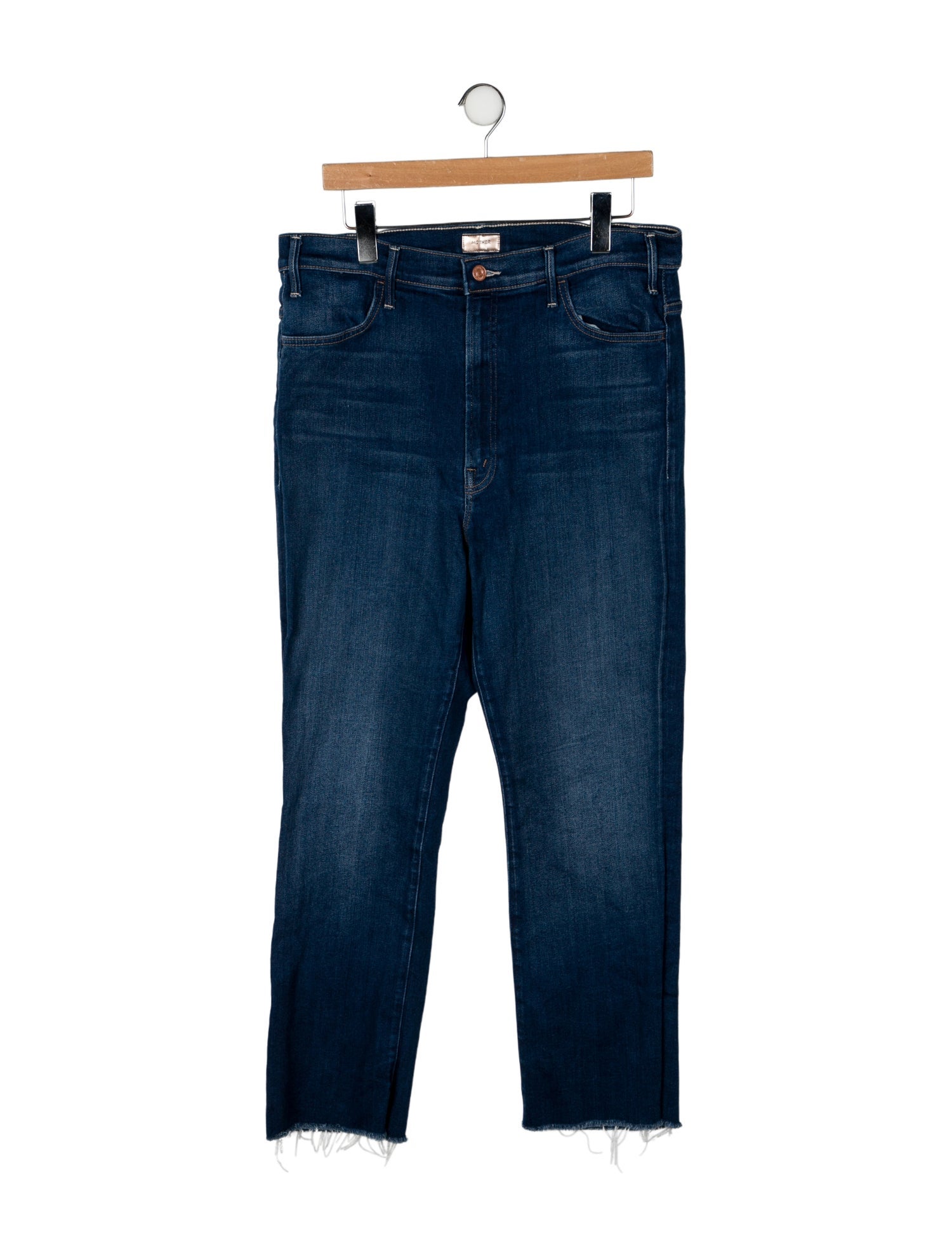 Mother High-Rise Straight Leg Jeans