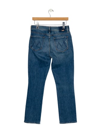 Mother Low-Rise Straight Leg Jeans