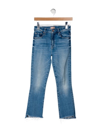 Mother Mid-Rise Straight Leg Jeans