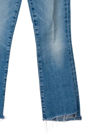 Mother Mid-Rise Straight Leg Jeans