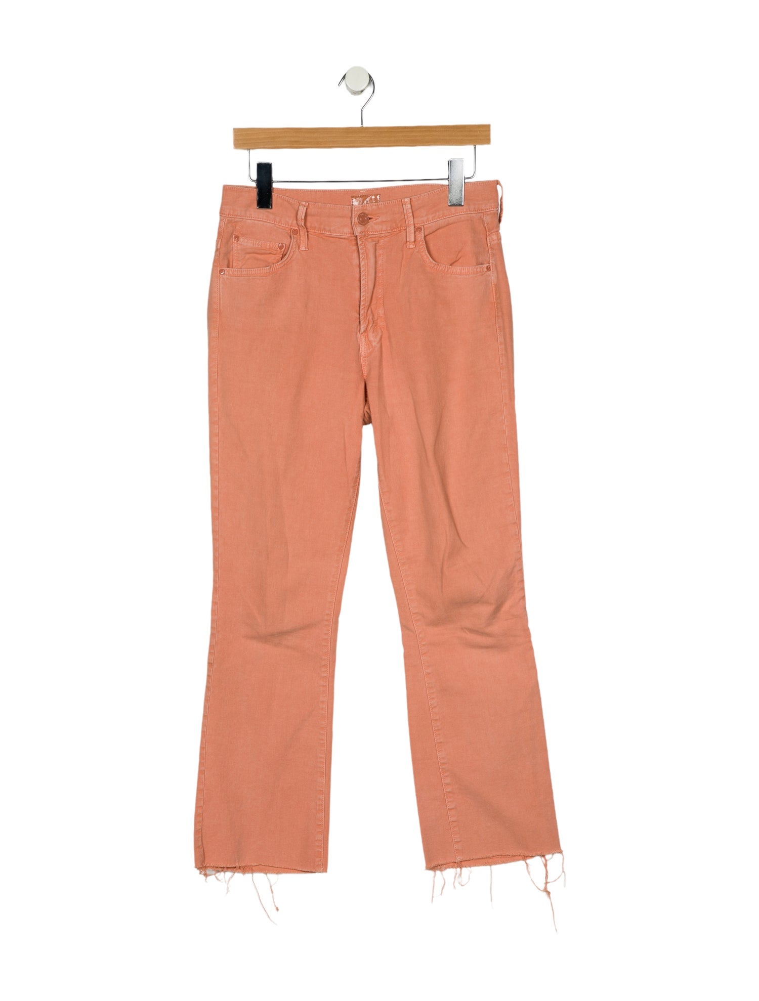 Mother Mid-Rise Straight Leg Jeans