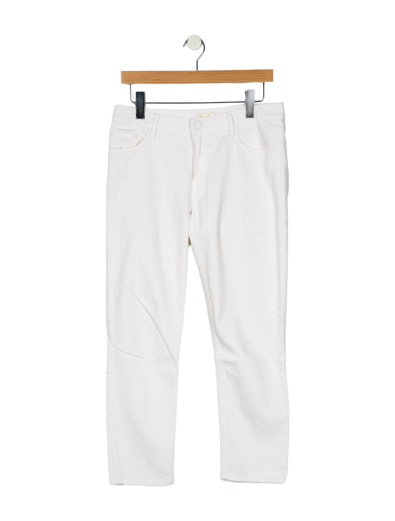 Mother Mid-Rise Straight Leg Jeans