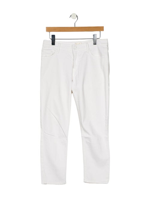 Mother Mid-Rise Straight Leg Jeans