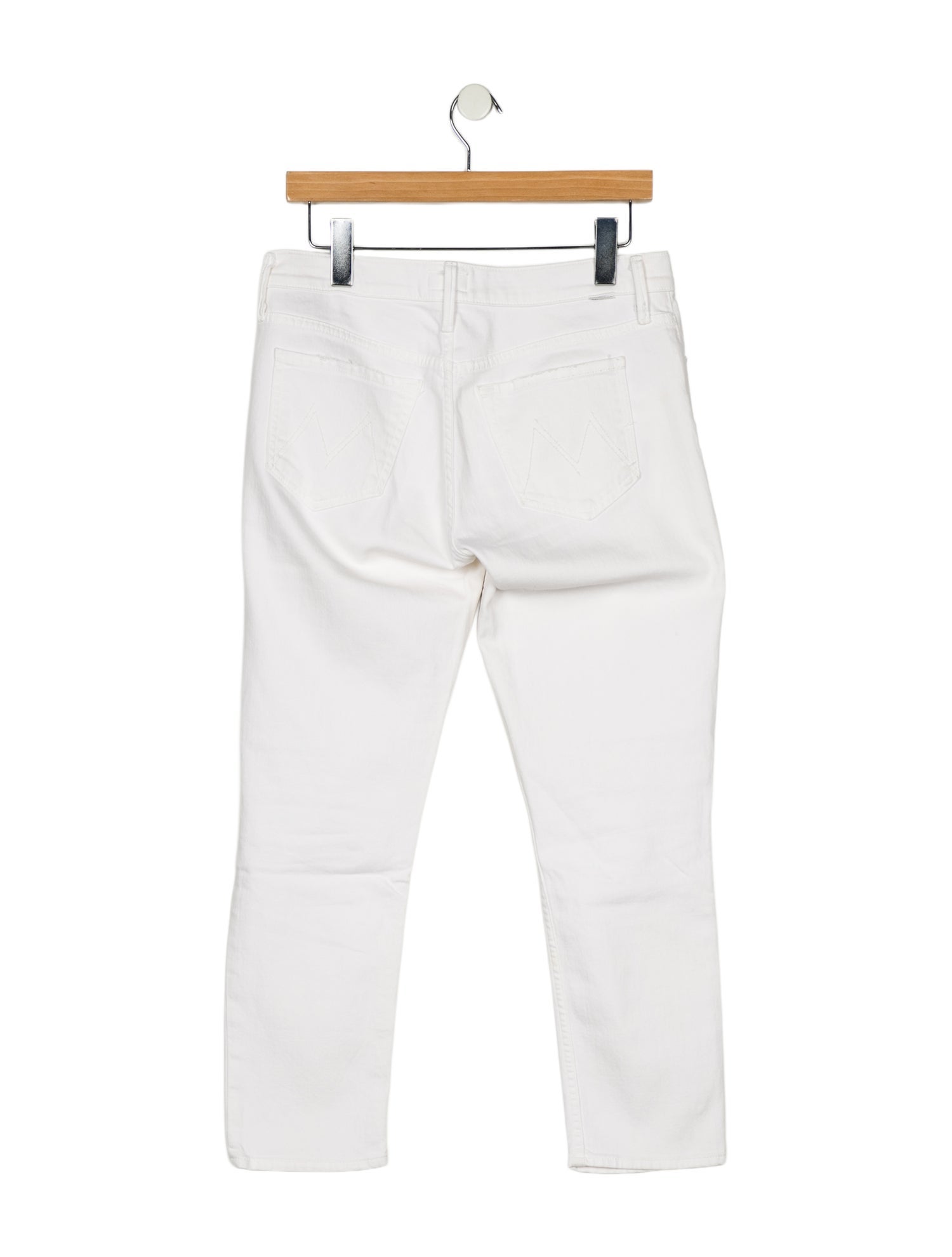 Mother Mid-Rise Straight Leg Jeans