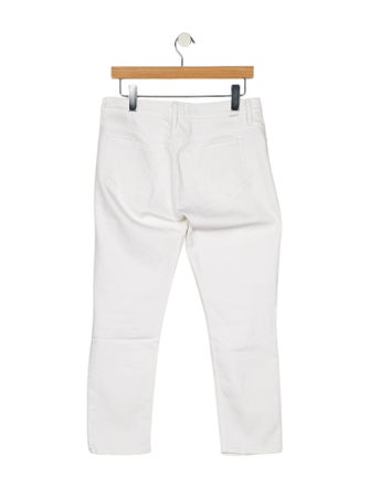 Mother Mid-Rise Straight Leg Jeans
