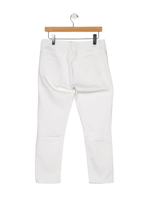 Mother Mid-Rise Straight Leg Jeans