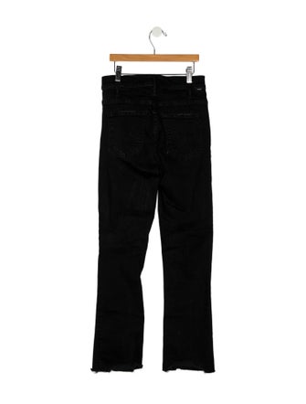 Mother Mid-Rise Straight Leg Jeans