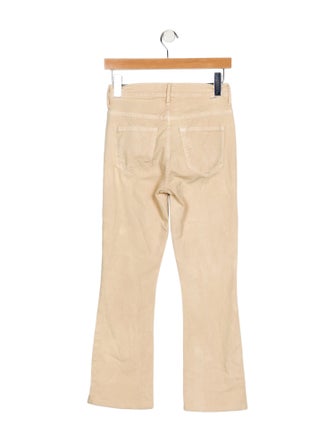 Mother Mid-Rise Straight Leg Jeans