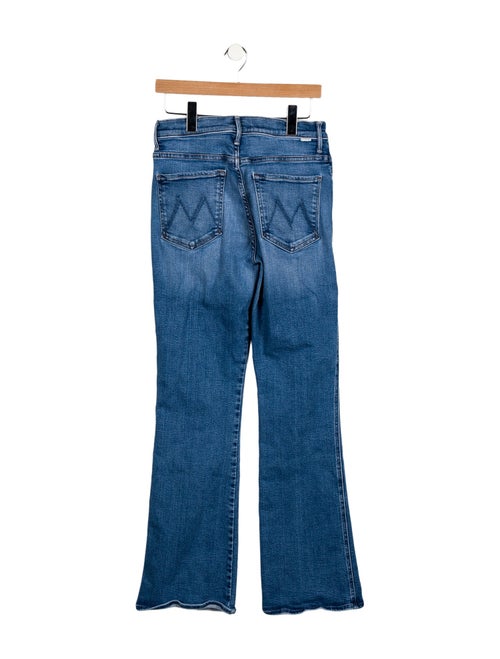Mother Mid-Rise Wide Leg Jeans