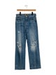 Mother Mid-Rise Straight Leg Jeans