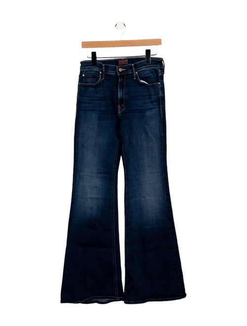 Mother Mid-Rise Wide Leg Jeans