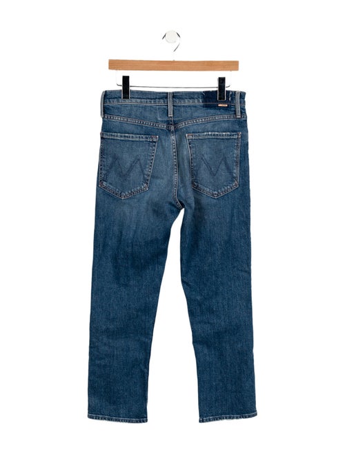 Mother Mid-Rise Straight Leg Jeans