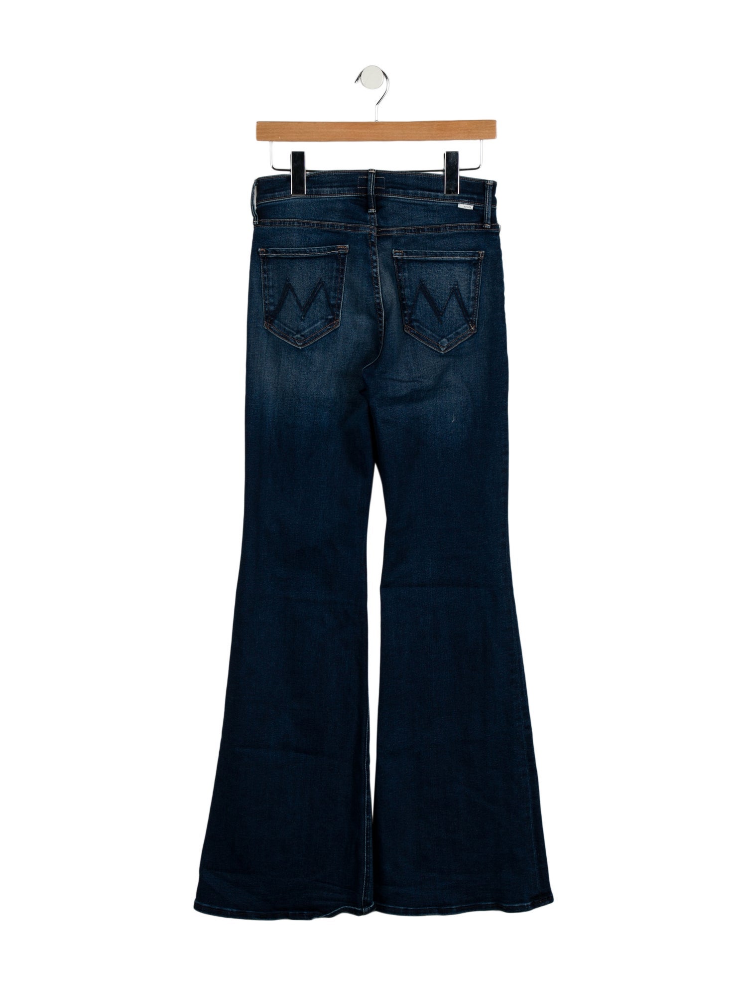 Mother Mid-Rise Wide Leg Jeans