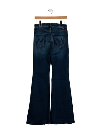 Mother Mid-Rise Wide Leg Jeans