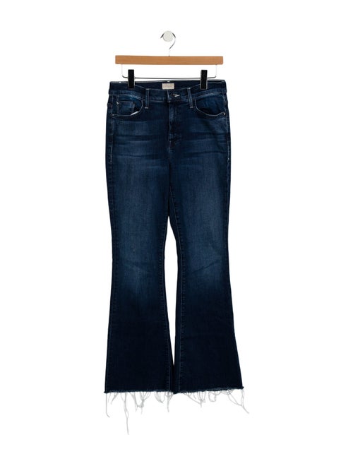Mother Mid-Rise Wide Leg Jeans