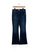 Mother Mid-Rise Wide Leg Jeans
