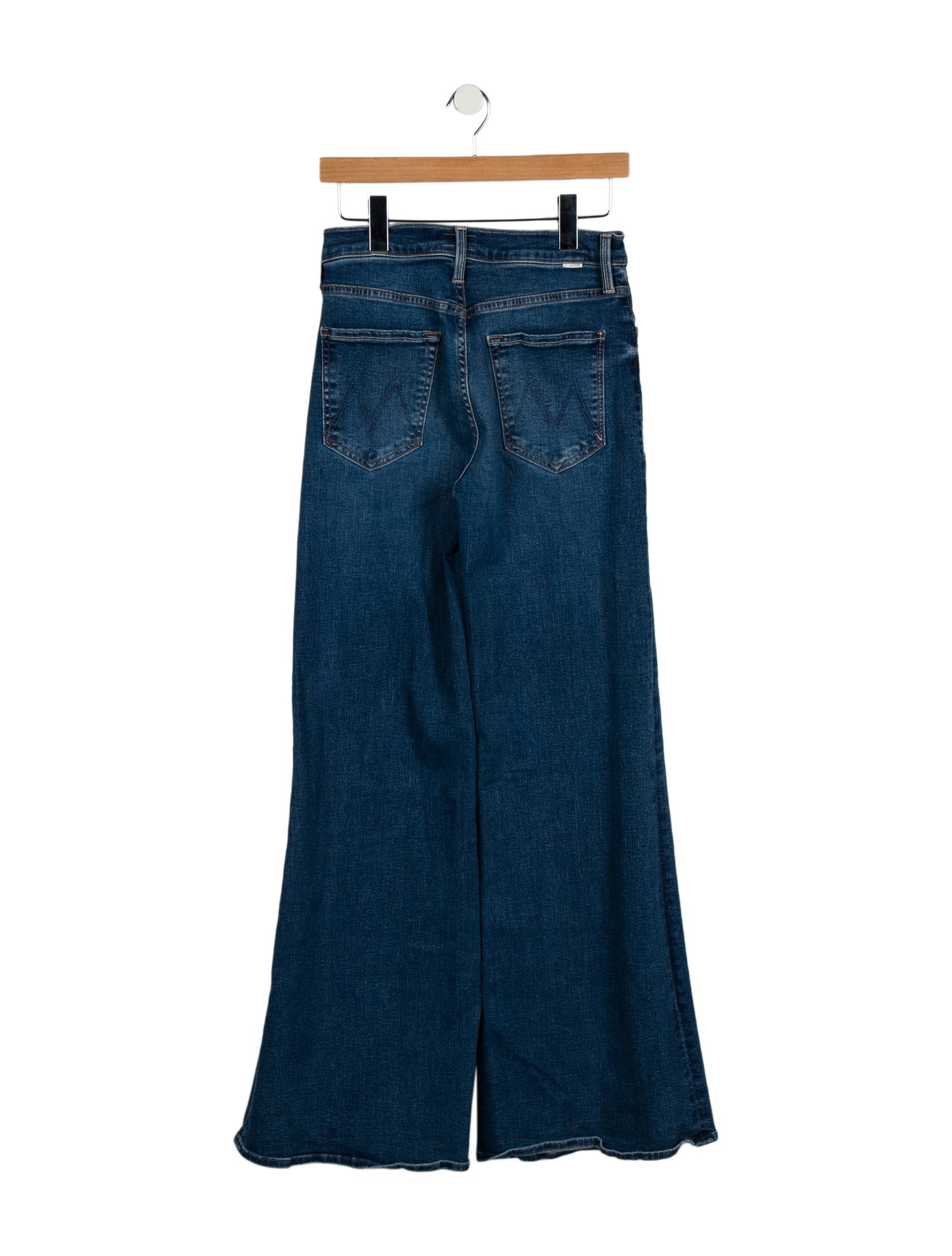 Mother Mid-Rise Wide Leg Jeans