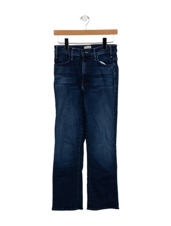 Mother Mid-Rise Straight Leg Jeans