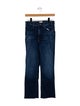 Mother Mid-Rise Straight Leg Jeans