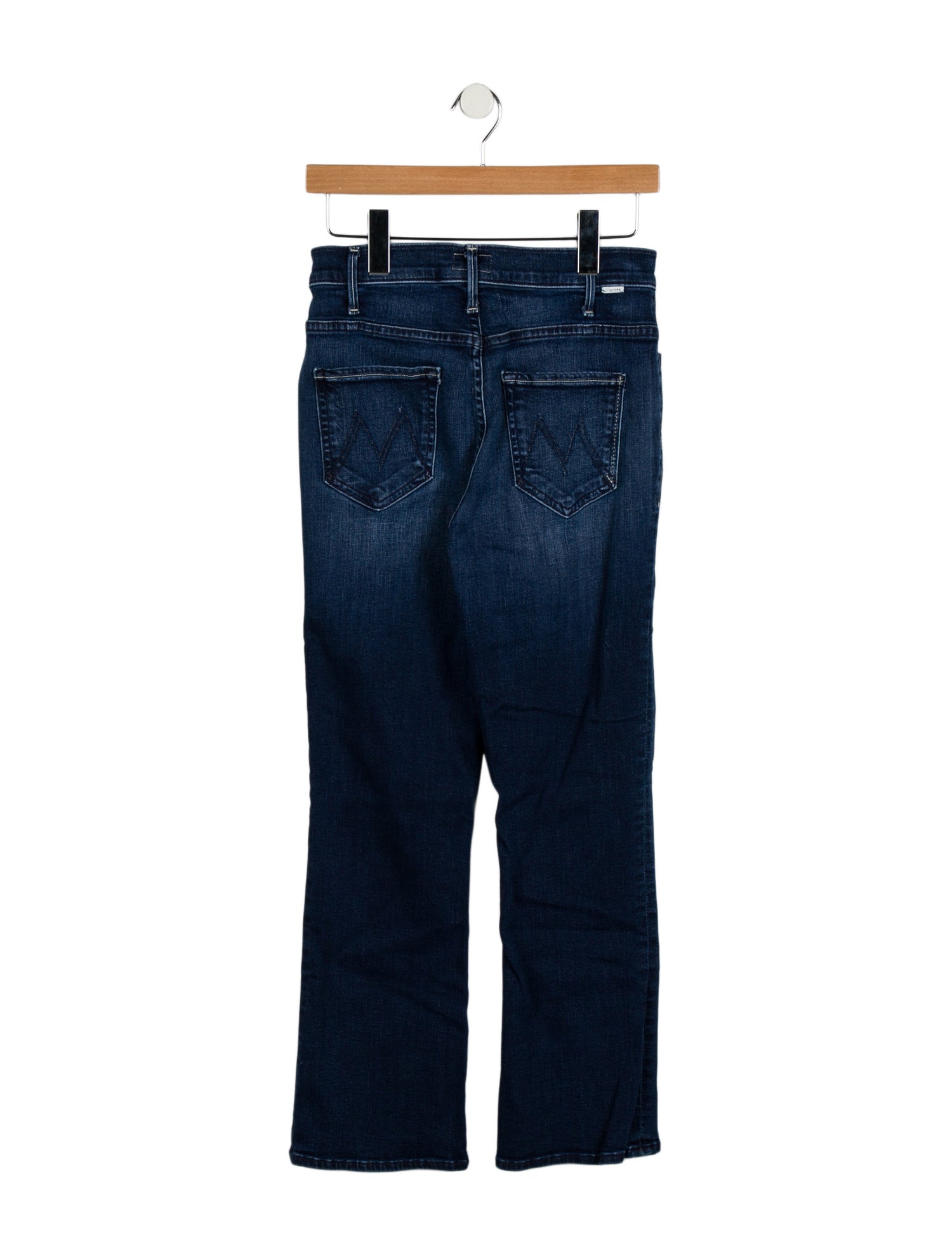 Mother Mid-Rise Straight Leg Jeans