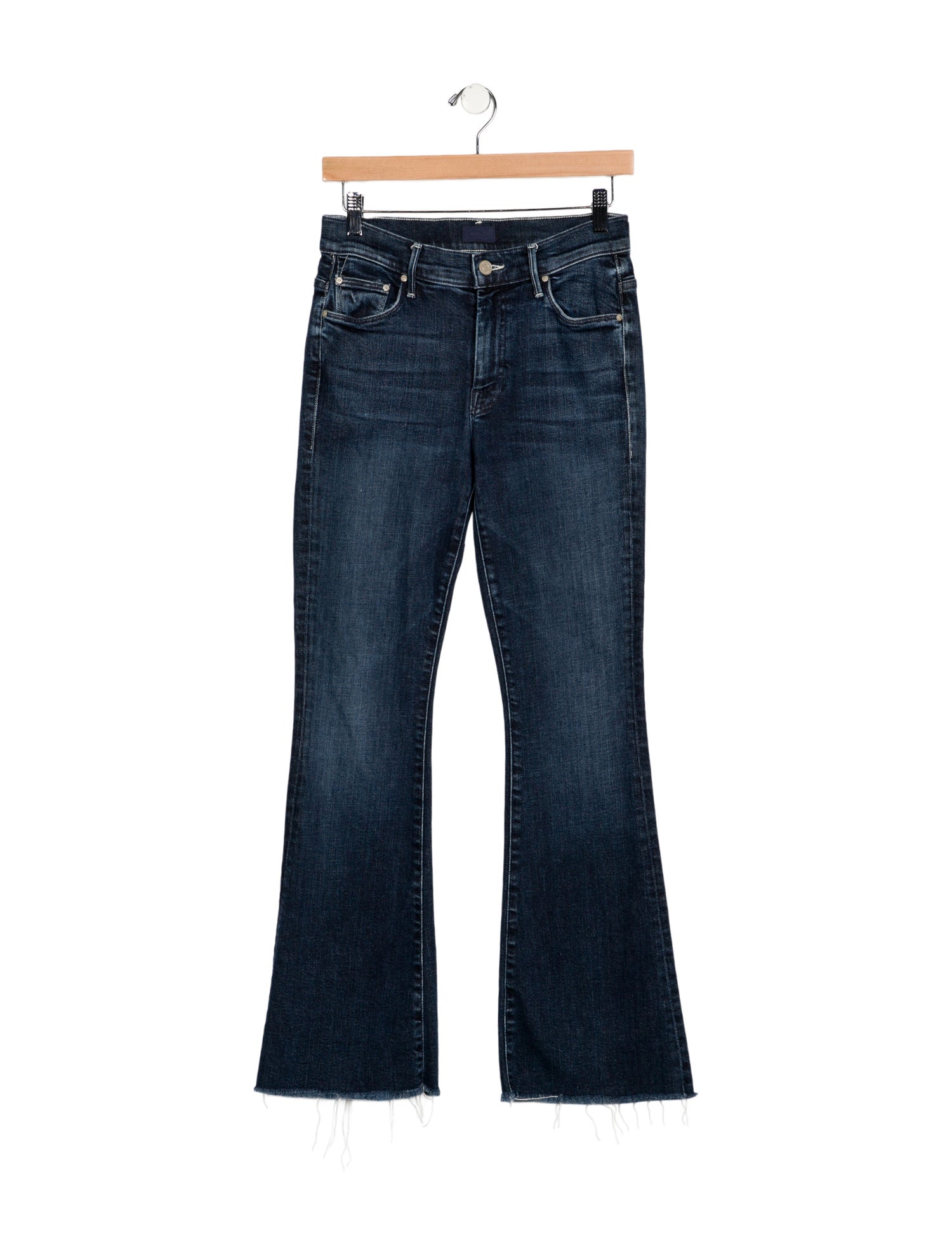 Mother Mid-Rise Wide Leg Jeans