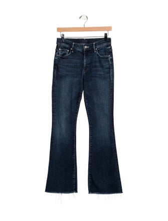 Mother Mid-Rise Wide Leg Jeans