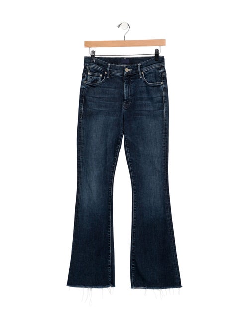 Mother Mid-Rise Wide Leg Jeans