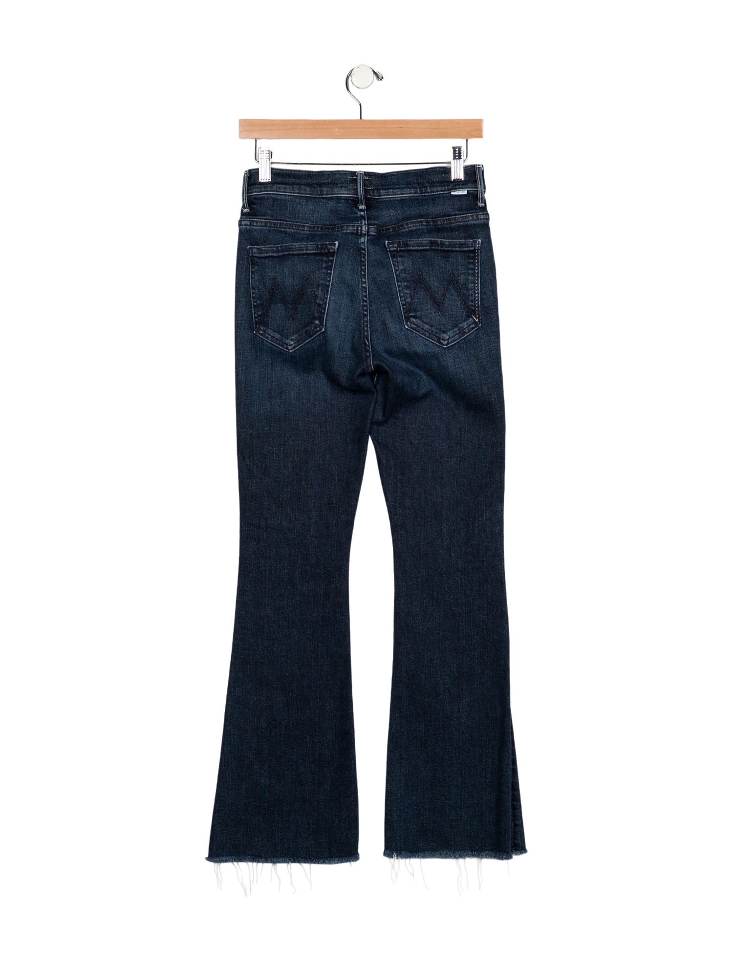 Mother Mid-Rise Wide Leg Jeans