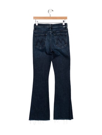 Mother Mid-Rise Wide Leg Jeans