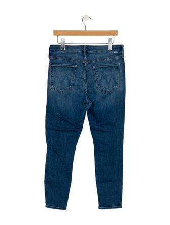Mother Mid-Rise Skinny Leg Jeans