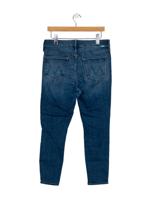 Mother Mid-Rise Skinny Leg Jeans