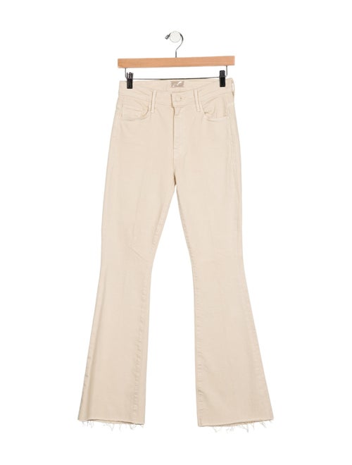Mother Mid-Rise Wide Leg Jeans