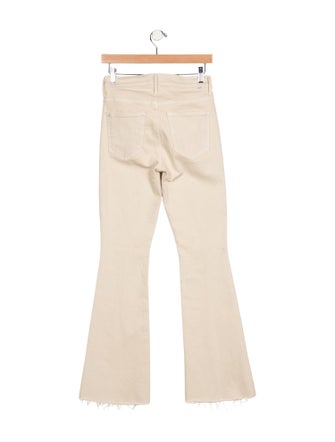 Mother Mid-Rise Wide Leg Jeans
