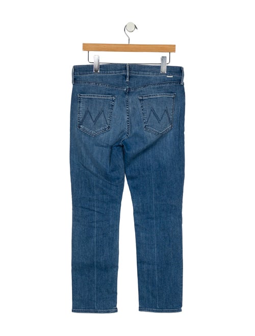 Mother Mid-Rise Straight Leg Jeans