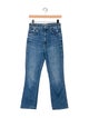 Mother Mid-Rise Straight Leg Jeans