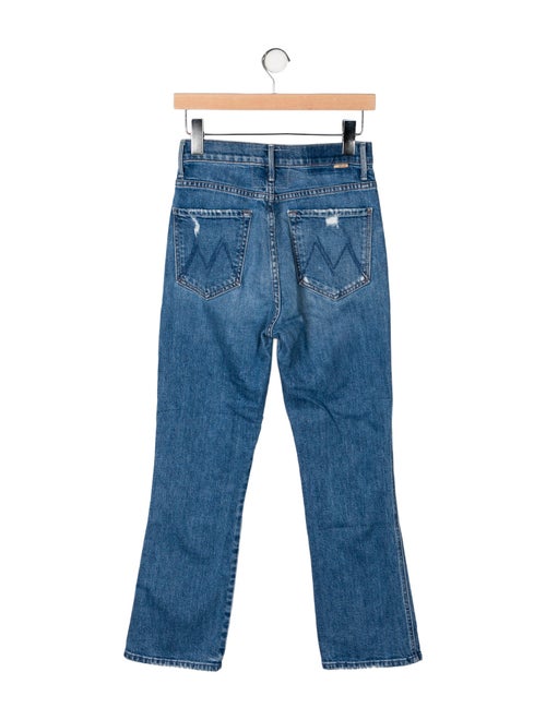 Mother Mid-Rise Straight Leg Jeans
