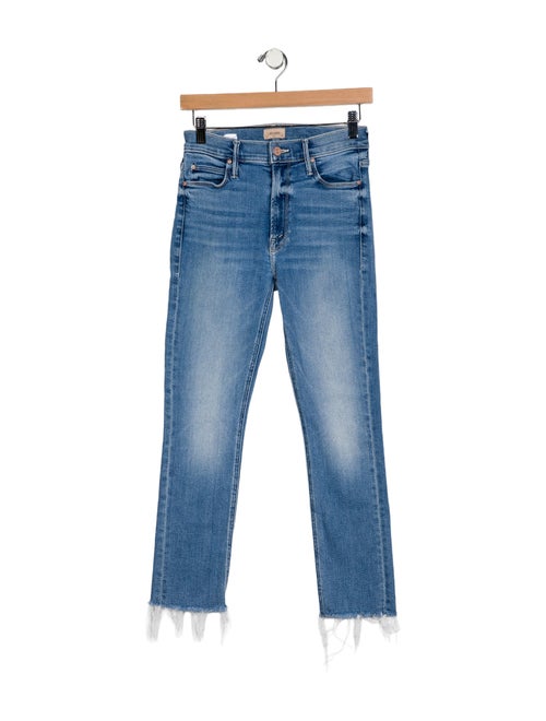 Mother Mid-Rise Straight Leg Jeans