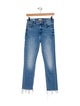 Mother Mid-Rise Straight Leg Jeans