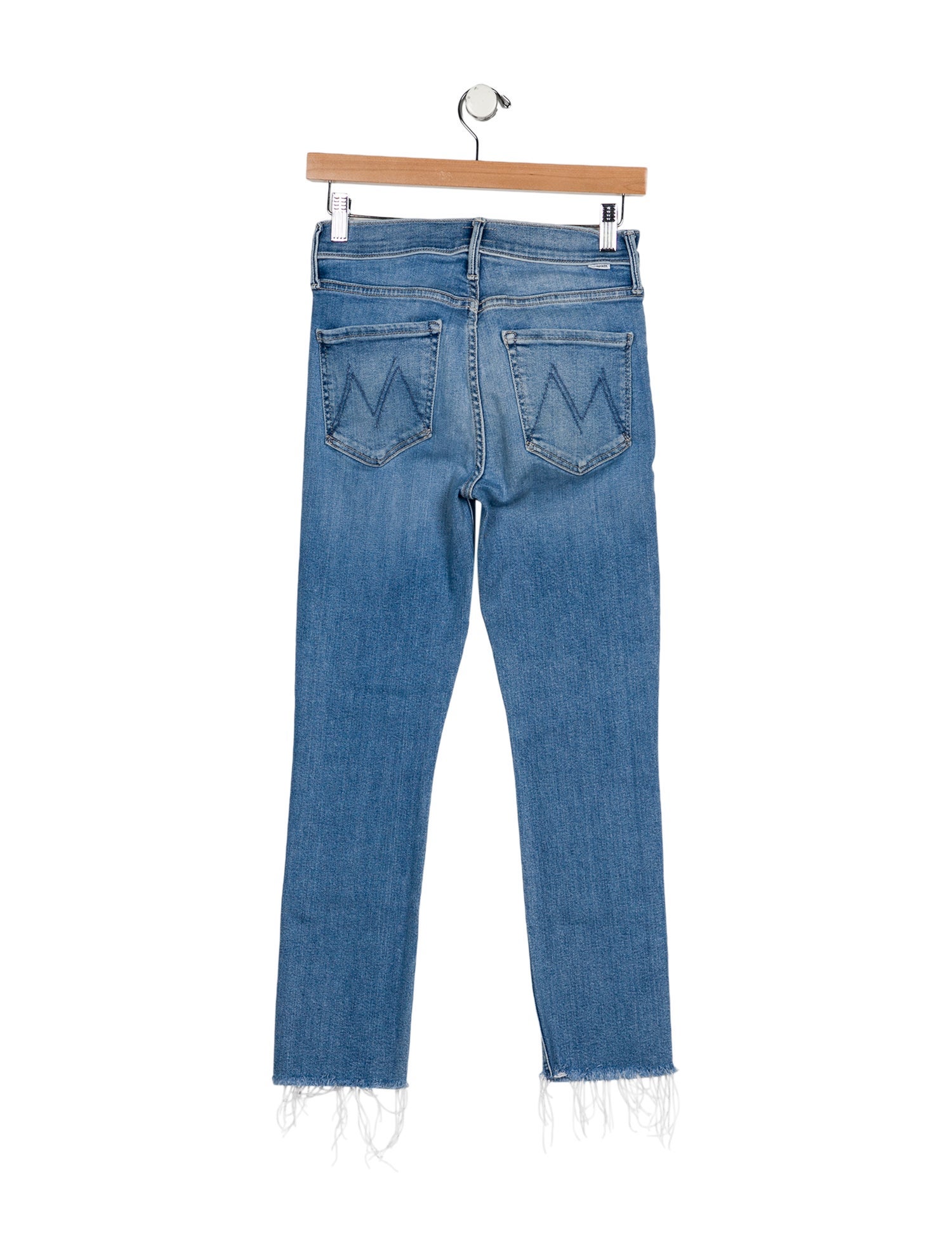 Mother Mid-Rise Straight Leg Jeans