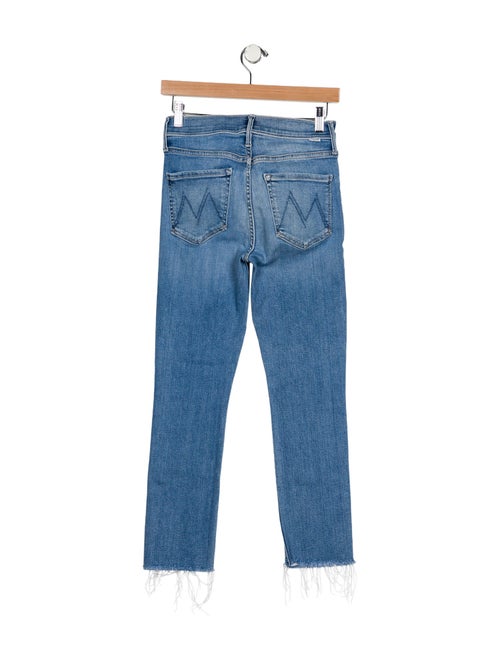 Mother Mid-Rise Straight Leg Jeans