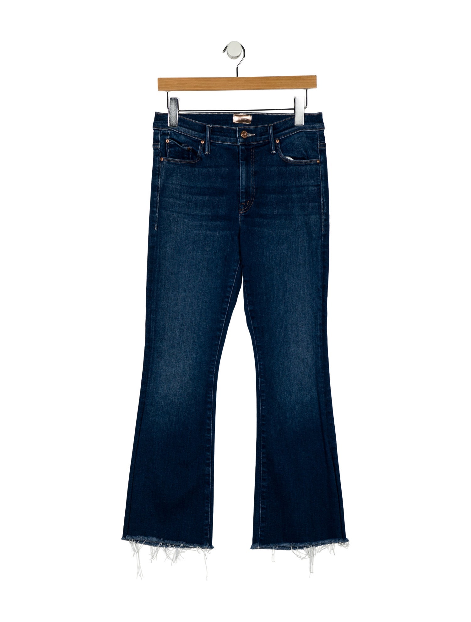 Mother Mid-Rise Straight Leg Jeans