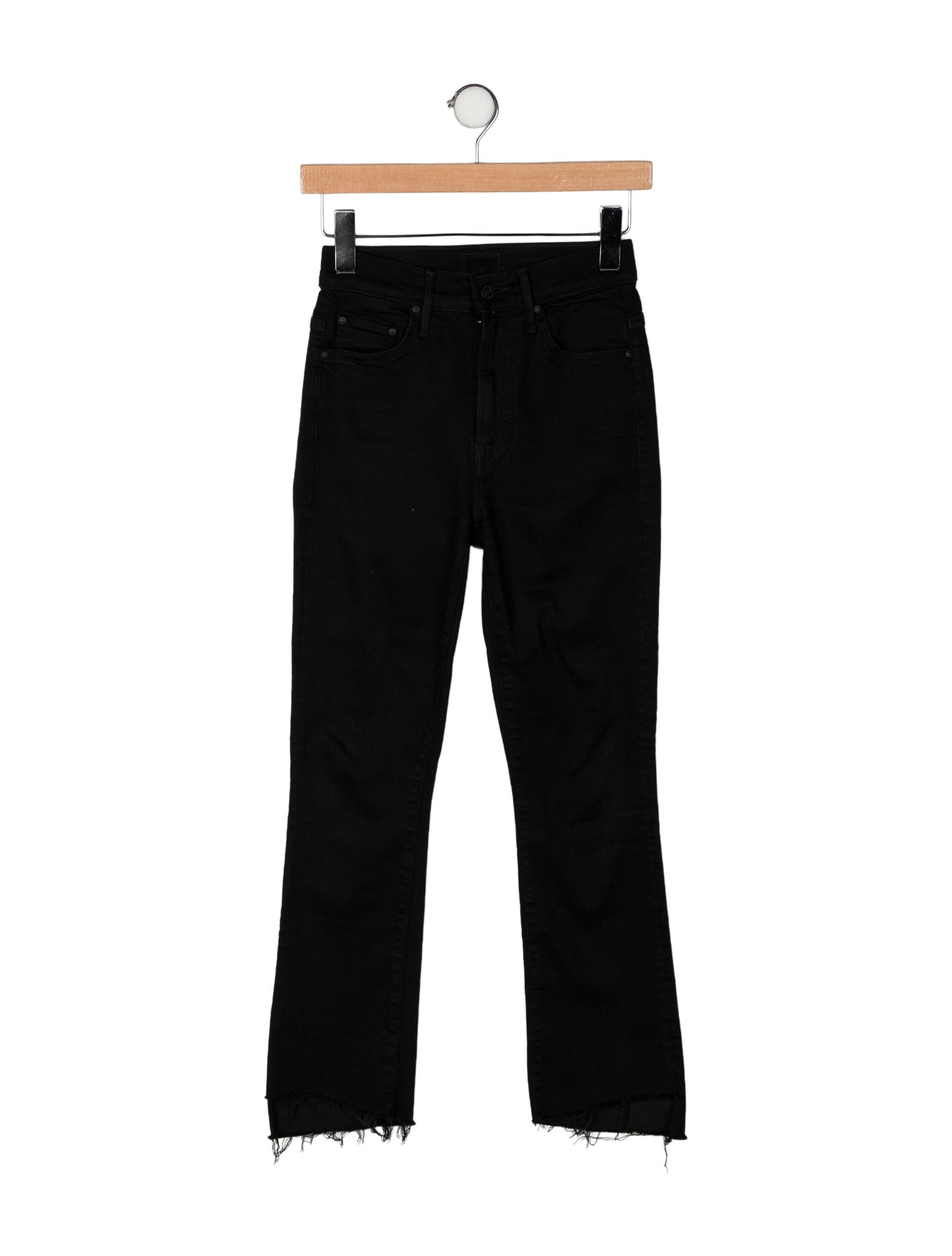 Mother Mid-Rise Straight Leg Jeans