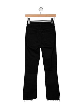 Mother Mid-Rise Straight Leg Jeans