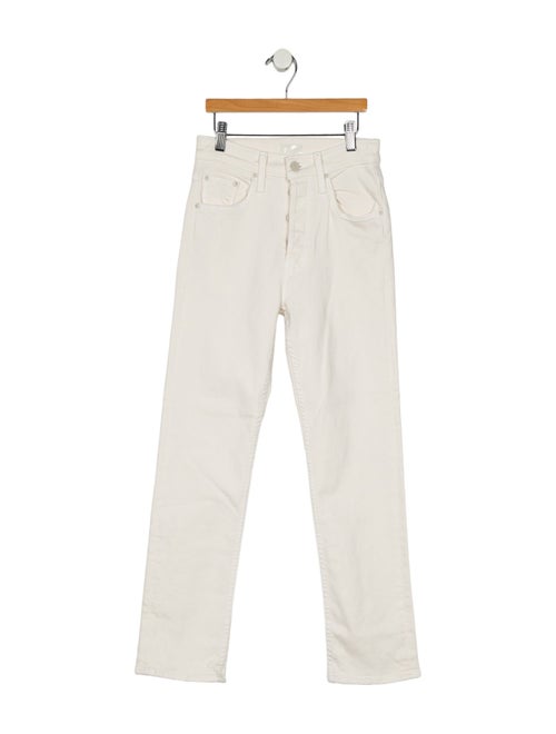 Mother Mid-Rise Straight Leg Jeans