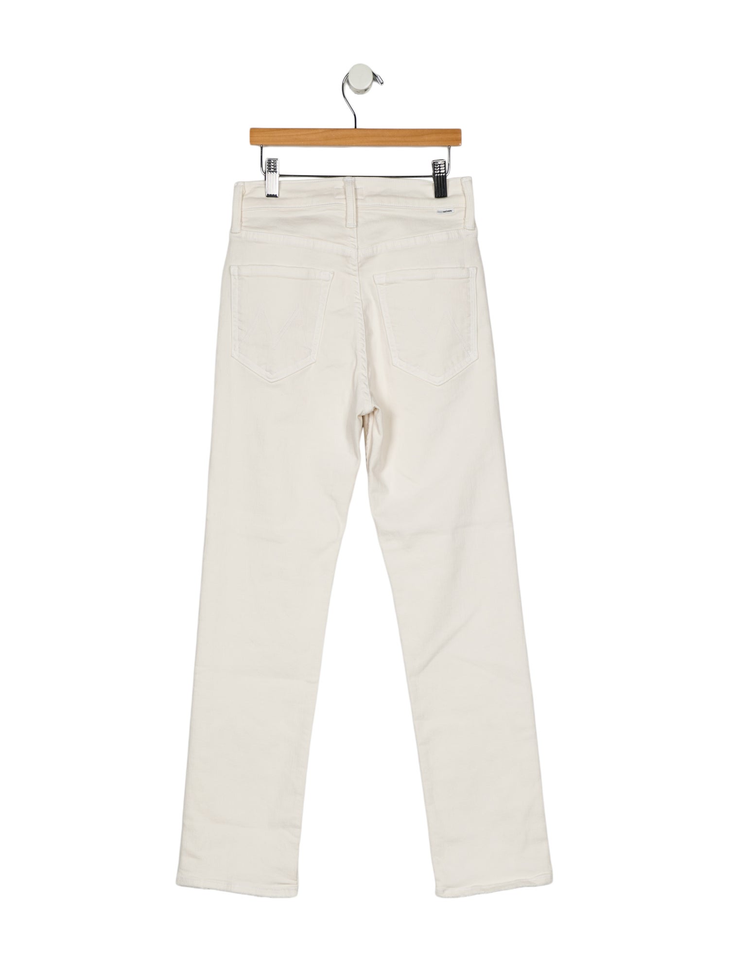 Mother Mid-Rise Straight Leg Jeans
