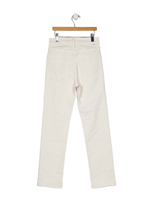 Mother Mid-Rise Straight Leg Jeans