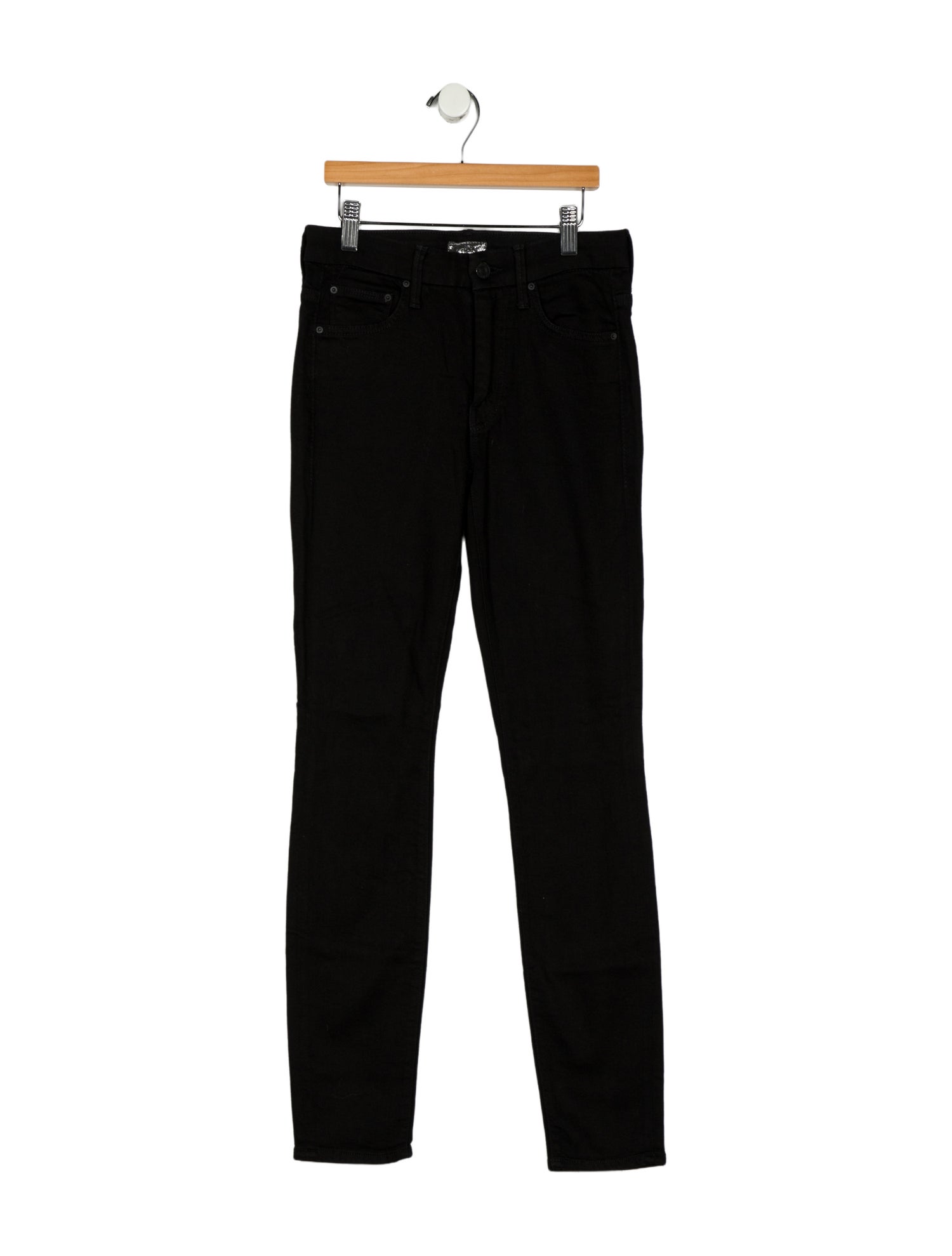 Mother Mid-Rise Skinny Leg Jeans