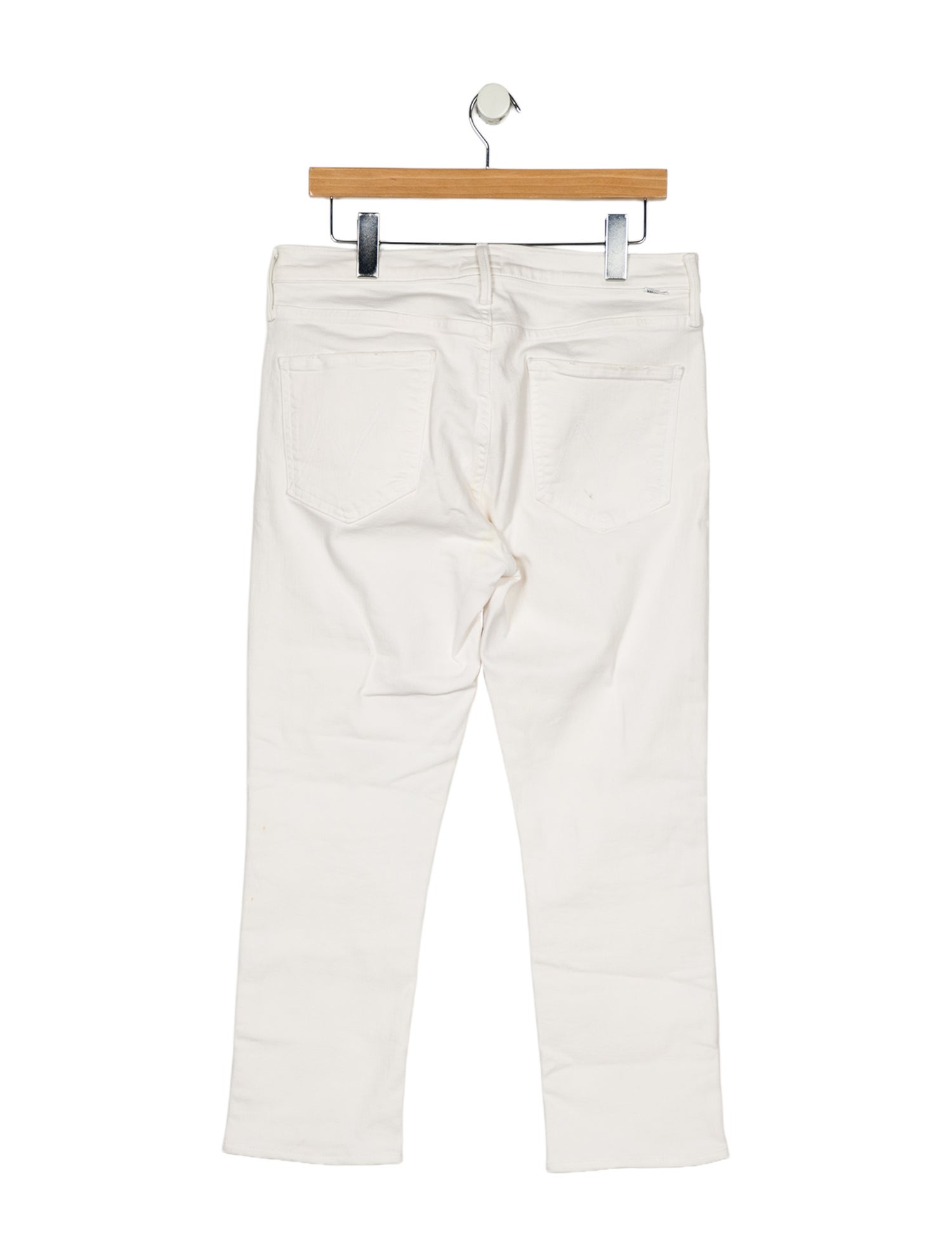 Mother Mid-Rise Straight Leg Jeans